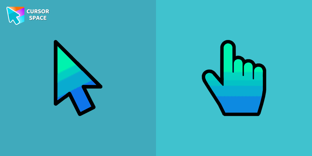 Cursor Turquoise Gradient Pack